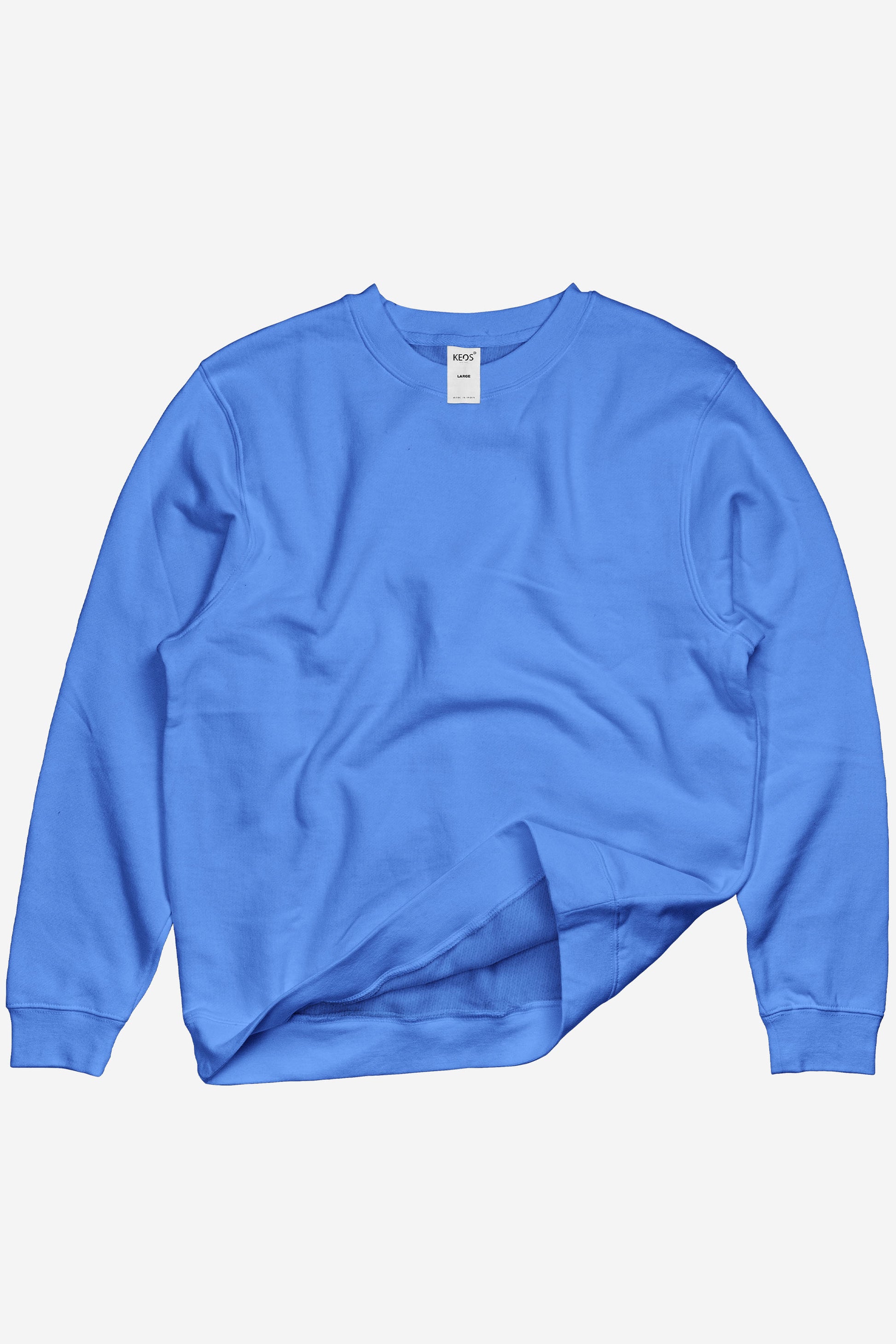 Essential Crewneck Sweatshirt - Sky Blue - keos.life
