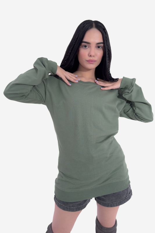 Essential Crewneck Sweatshirt - Sage - keos.life