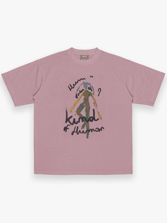 Premium Terry Graphic T-Shirt – Kind Of Human | Oversized Fit | 240 GSM
