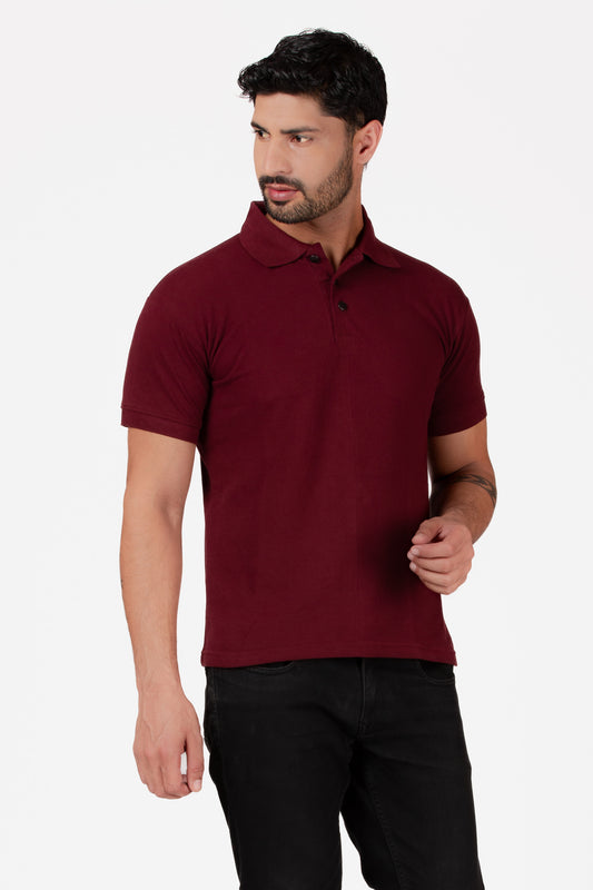 Keos Classic Polo - Oxblood - keos.life