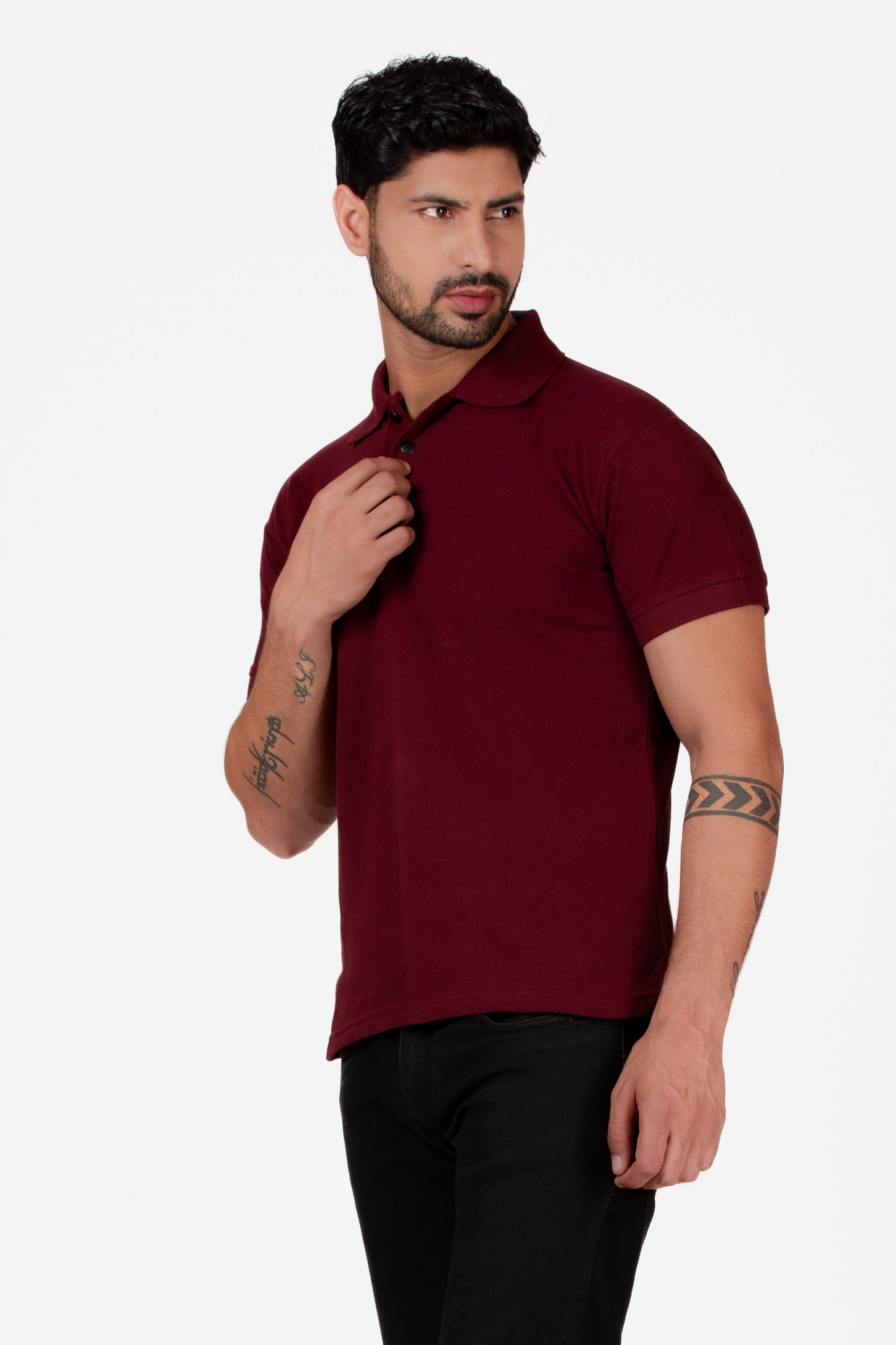Keos Classic Polo - Oxblood - keos.life
