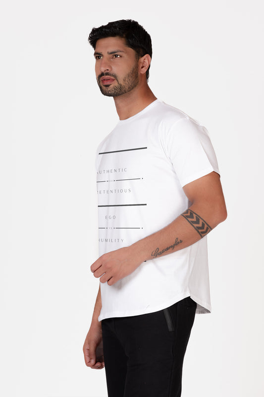 Longline Authentic Organic Cotton T-shirt - keos.life
