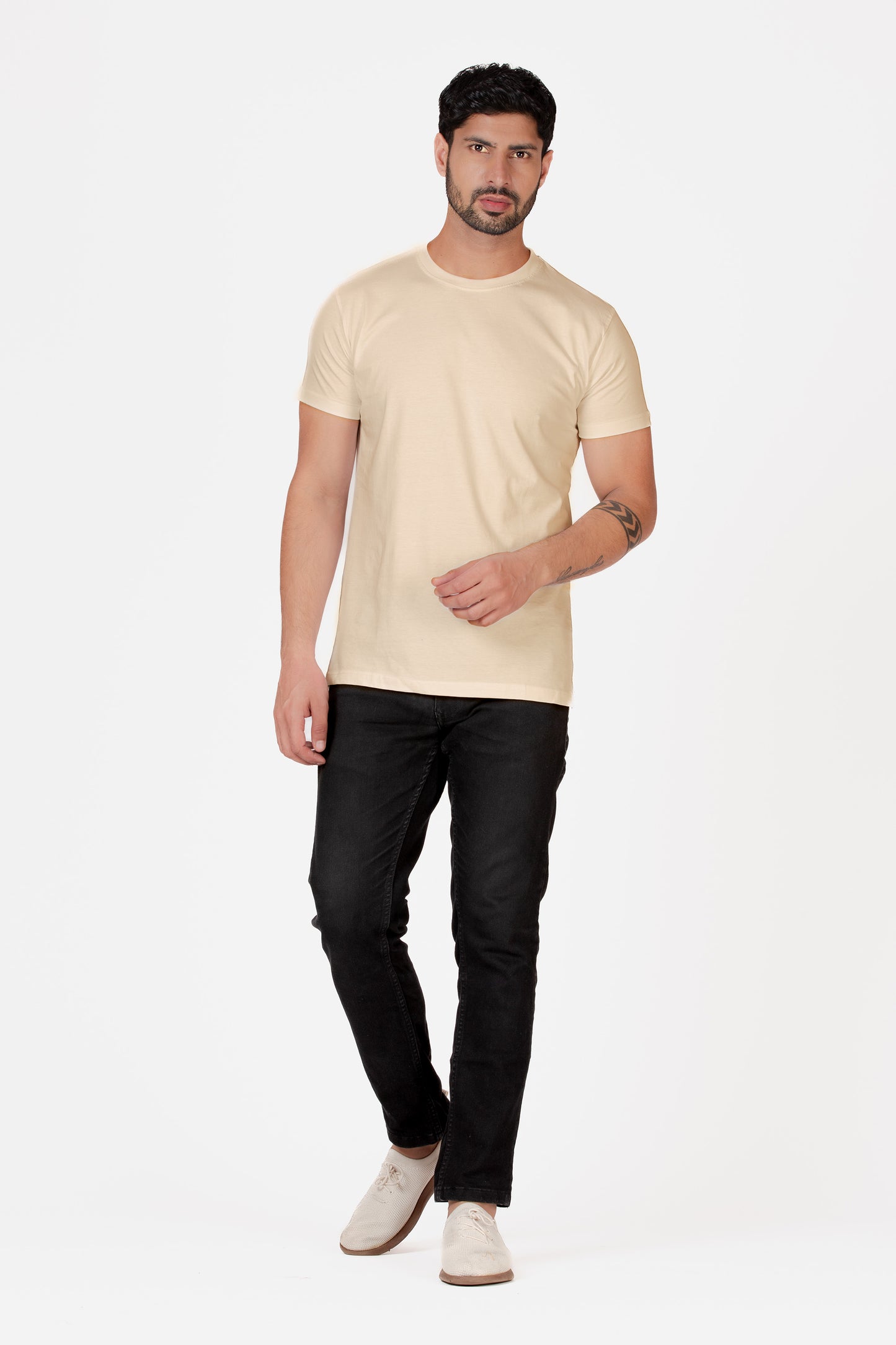Organic Cotton Essential T-shirt - Off-White - keos.life