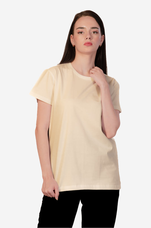Organic Cotton Essential T-shirt - Off-White - keos.life