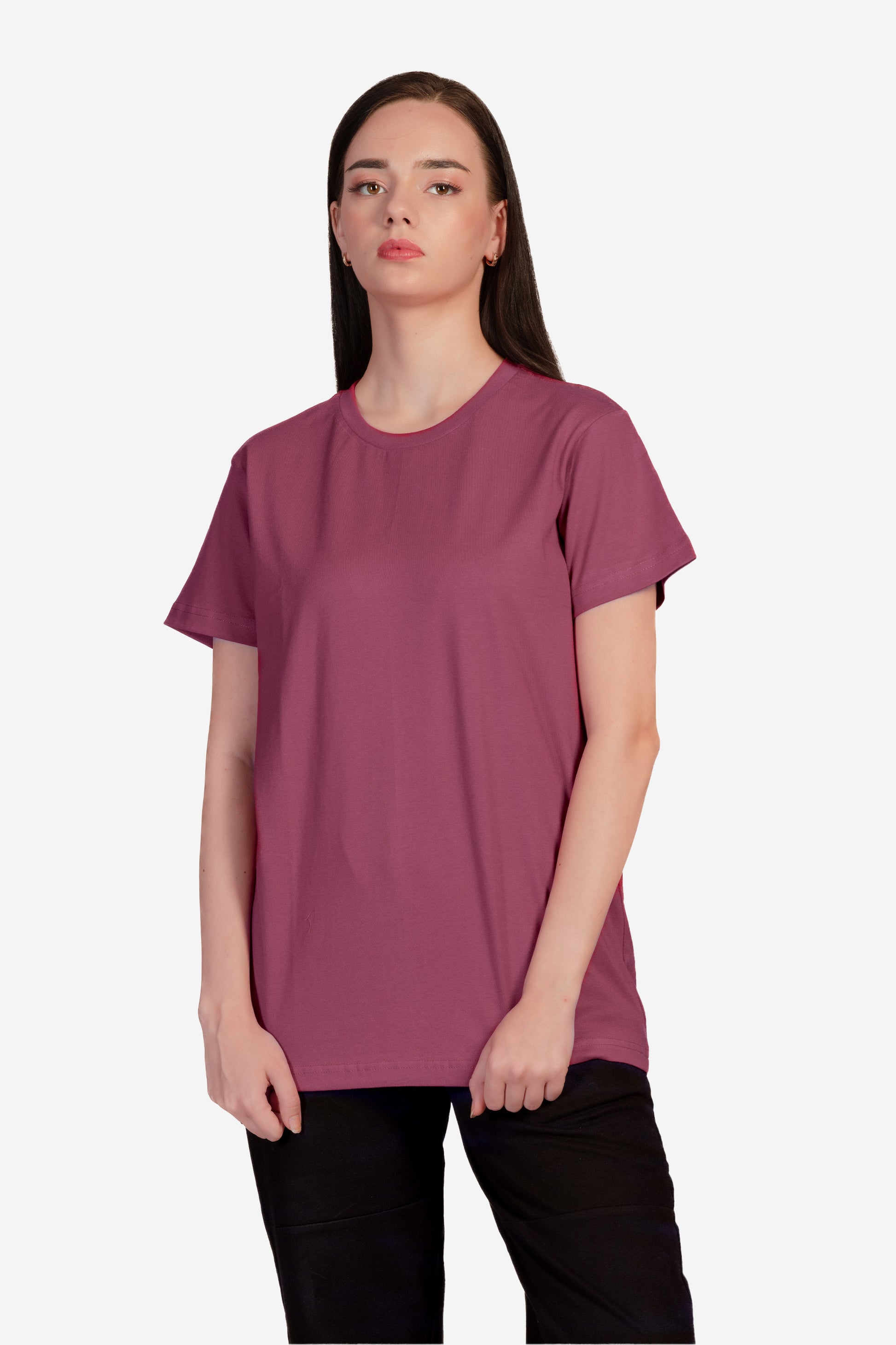 Organic Cotton Essential T-shirt - Deep Lilac - keos.life