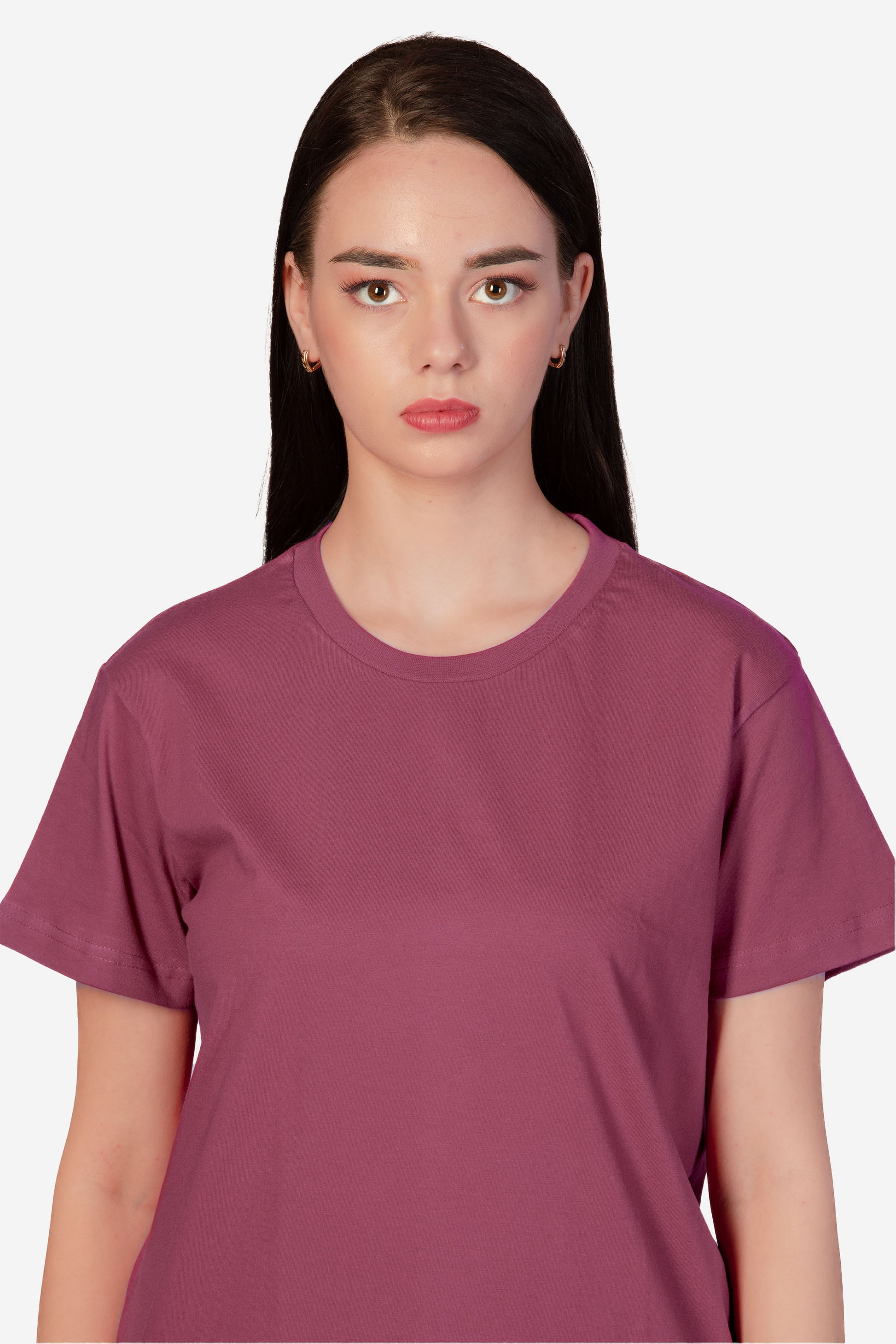 Organic Cotton Essential T-shirt - Deep Lilac - keos.life