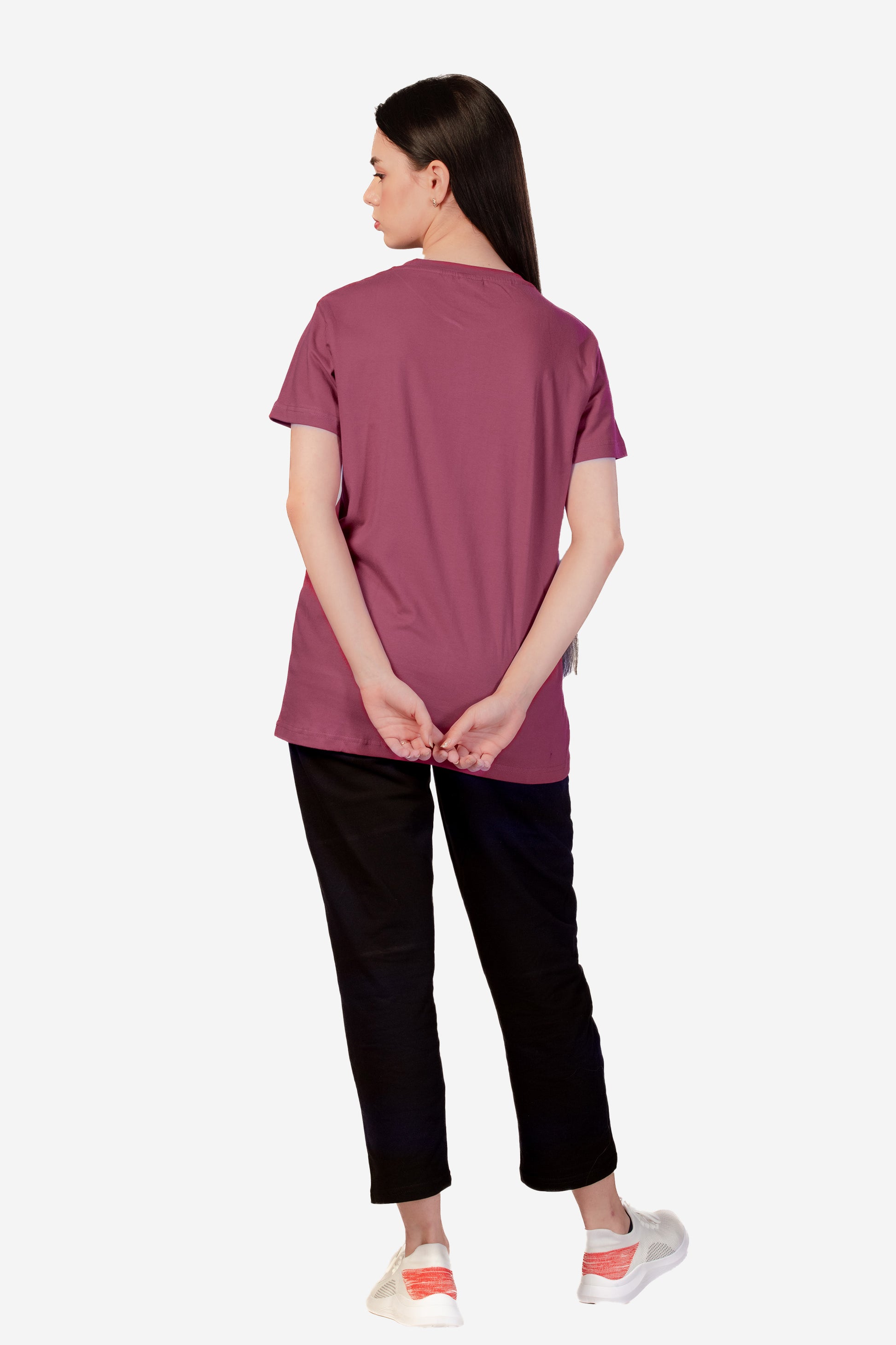 Organic Cotton Essential T-shirt - Deep Lilac - keos.life