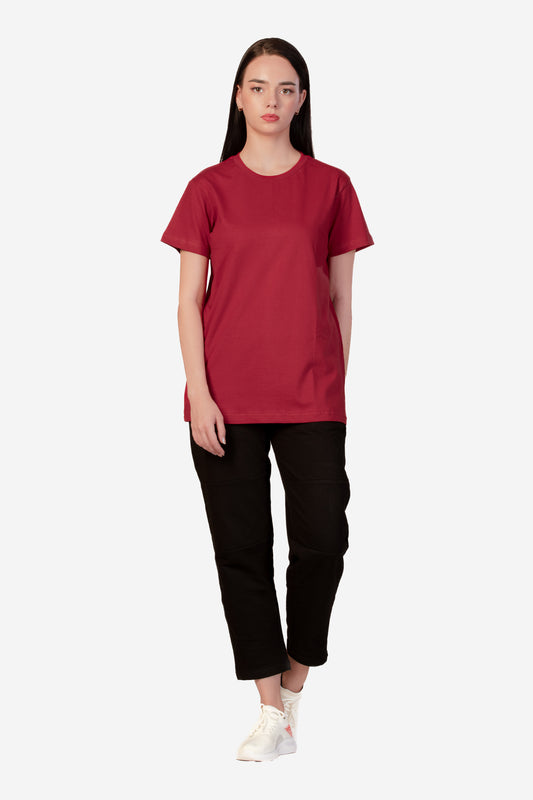 Organic Cotton Essential T-shirt - Berry - keos.life