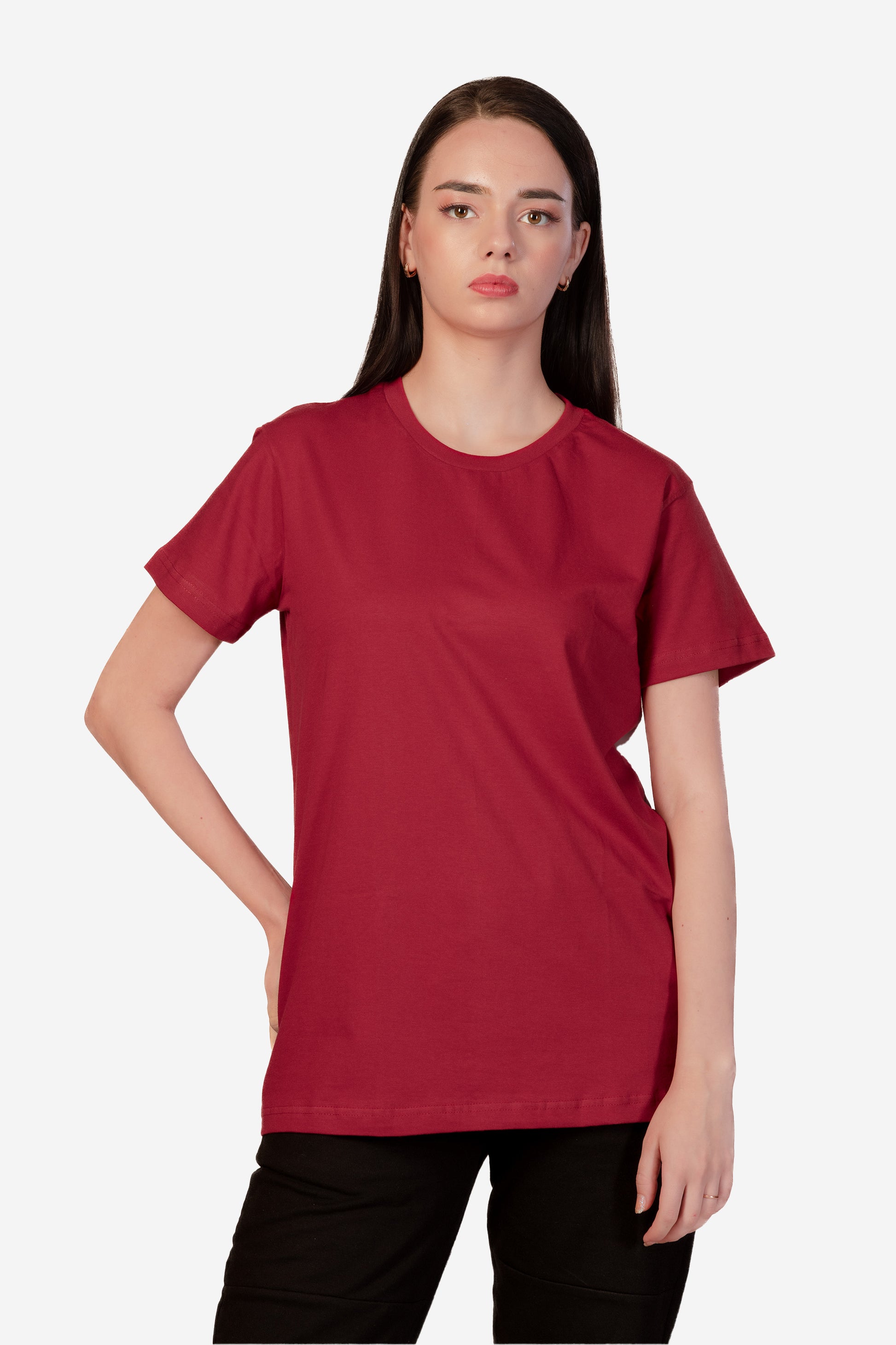 Organic Cotton Essential T-shirt - Berry - keos.life