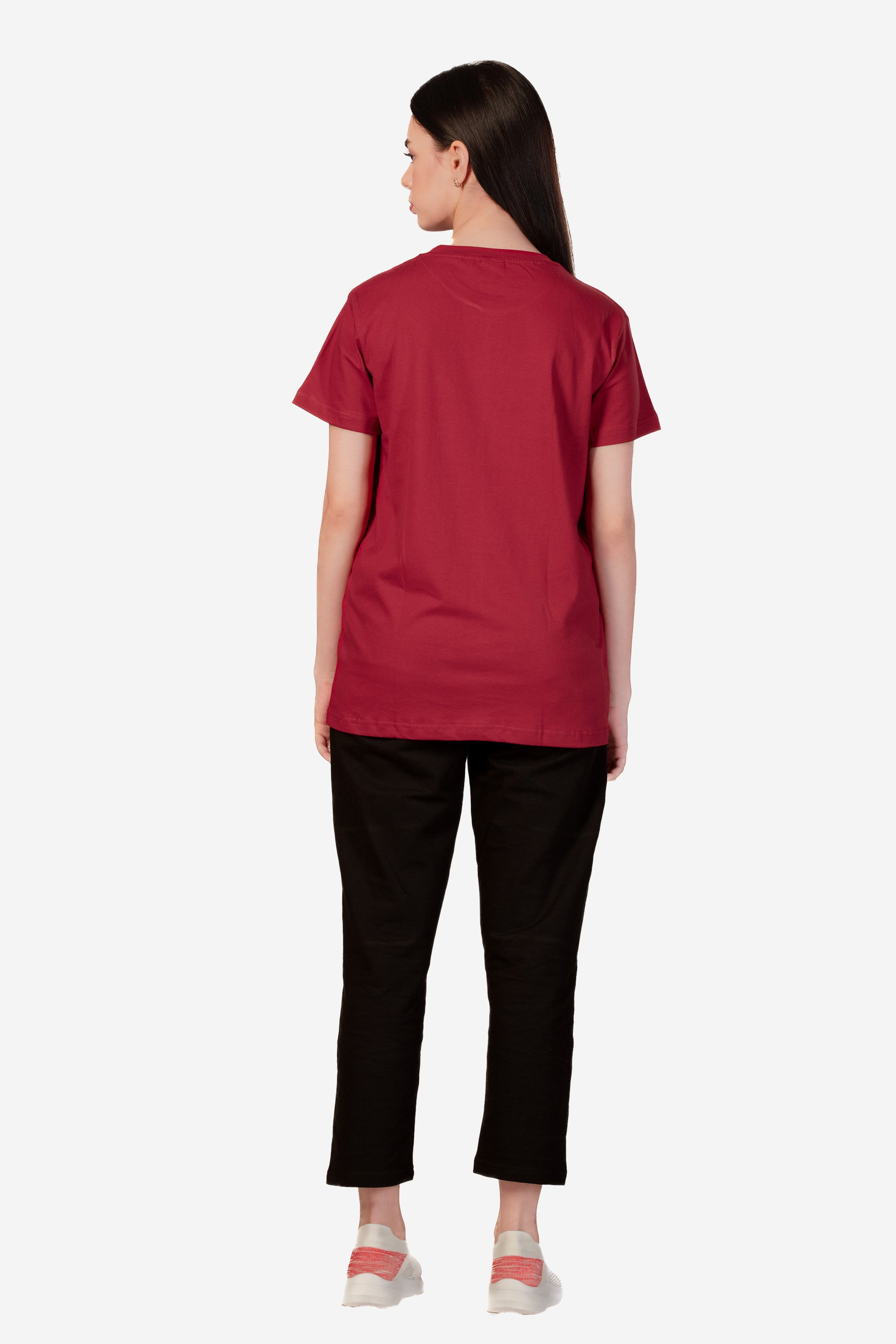 Organic Cotton Essential T-shirt - Berry - keos.life