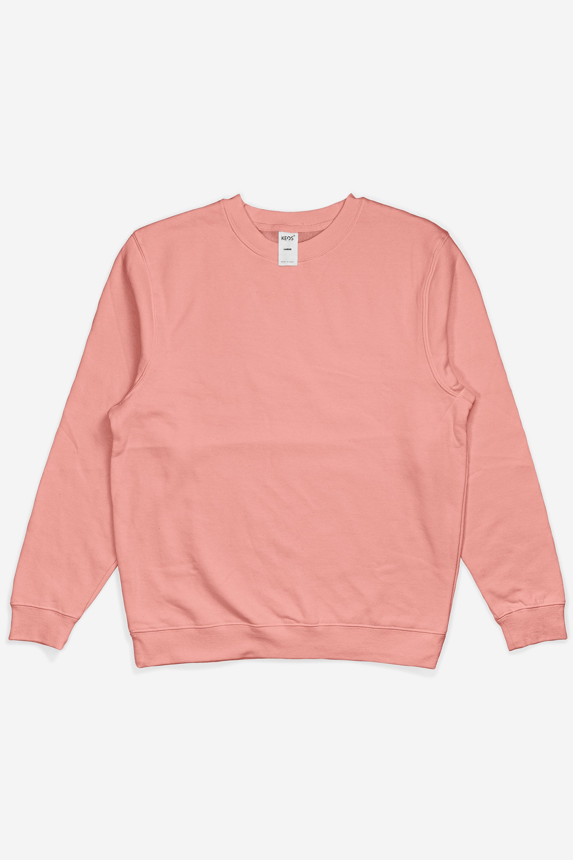 Essential Crewneck Sweatshirt - Peach - keos.life