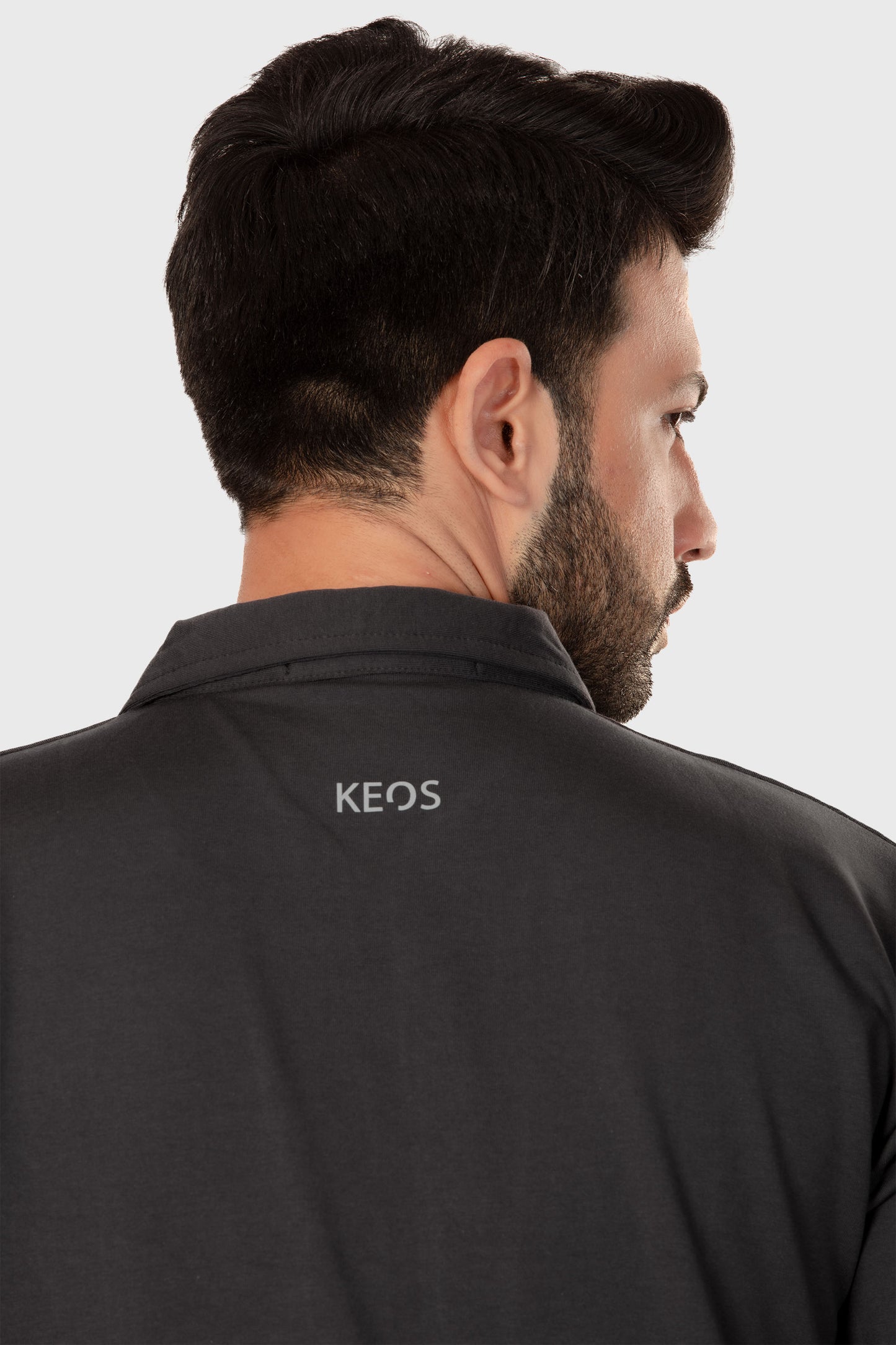 Zipper Sweatshirt Co-ord Set - Dark Grey - keos.life