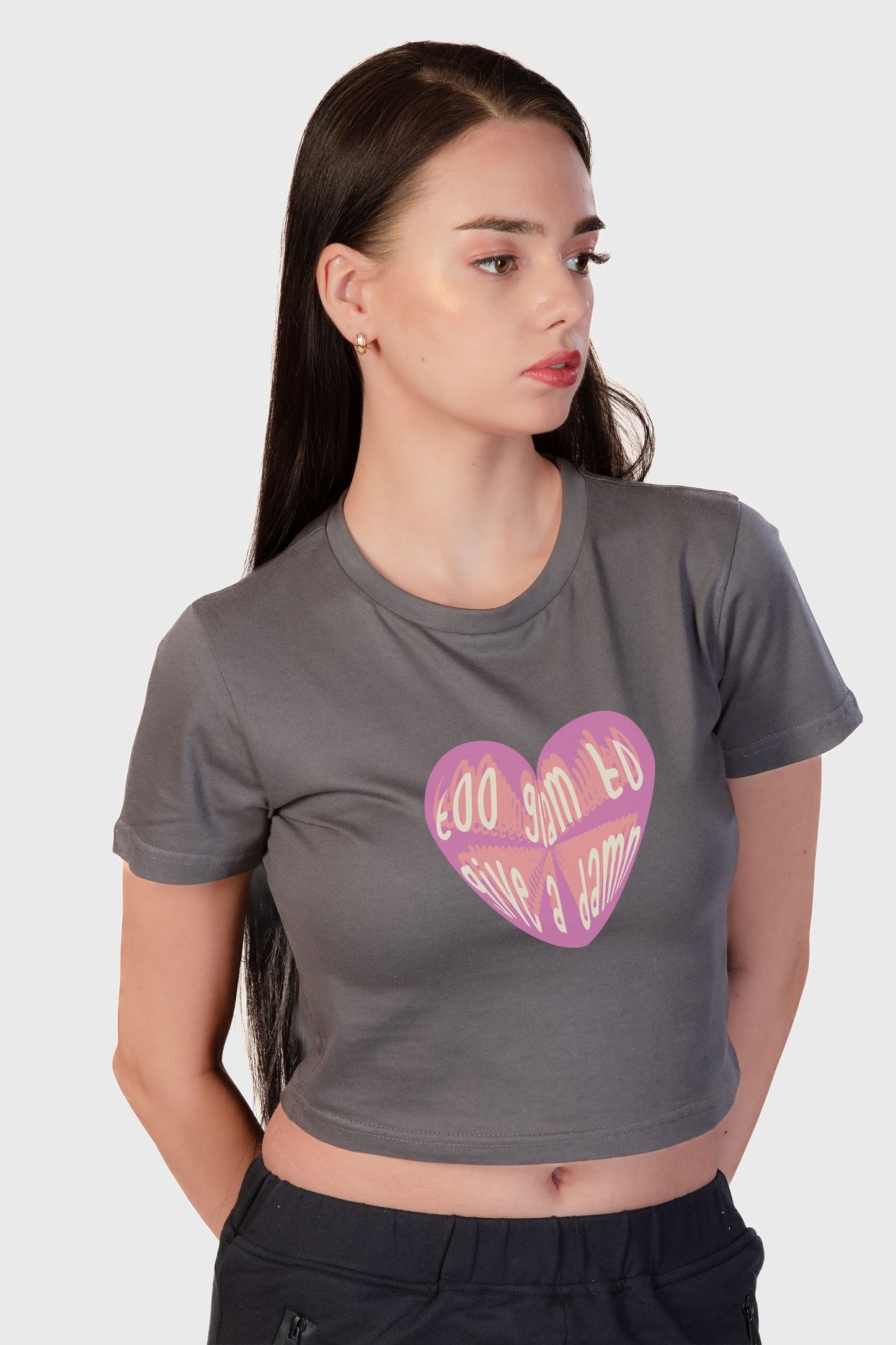 Too Glam Organic Cotton Crop Top - keos.life