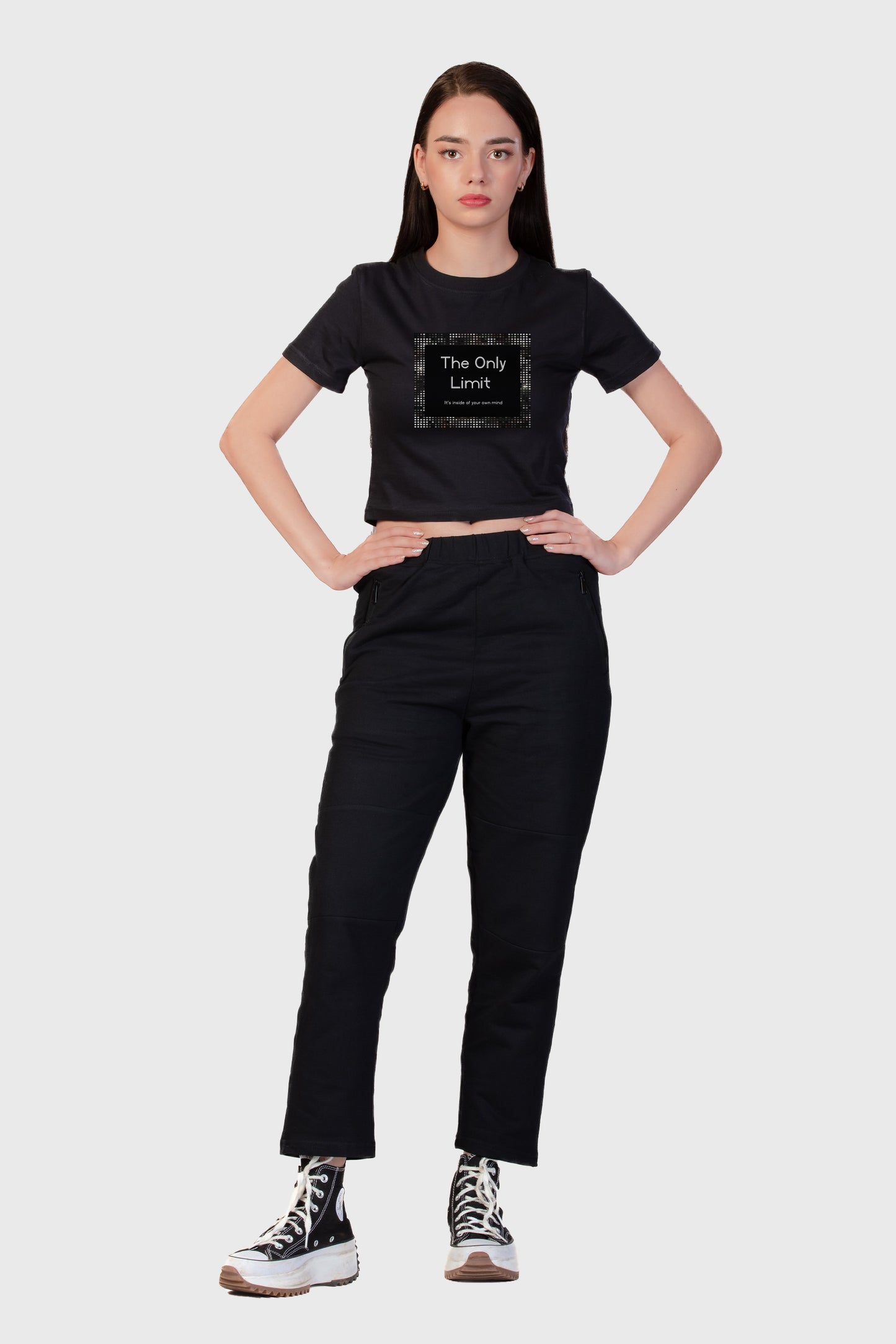 The Only Limit Organic Cotton Crop Top - keos.life