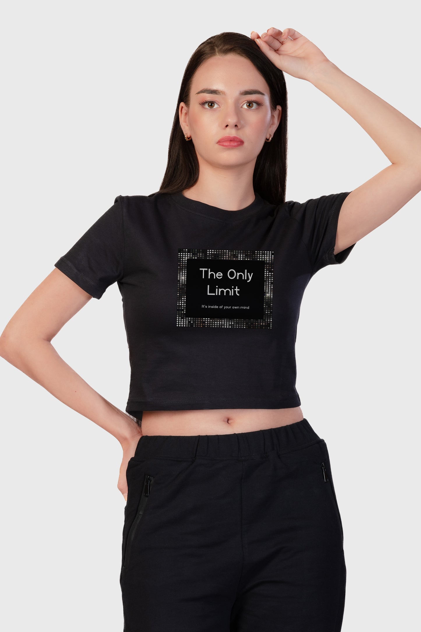 The Only Limit Organic Cotton Crop Top - keos.life