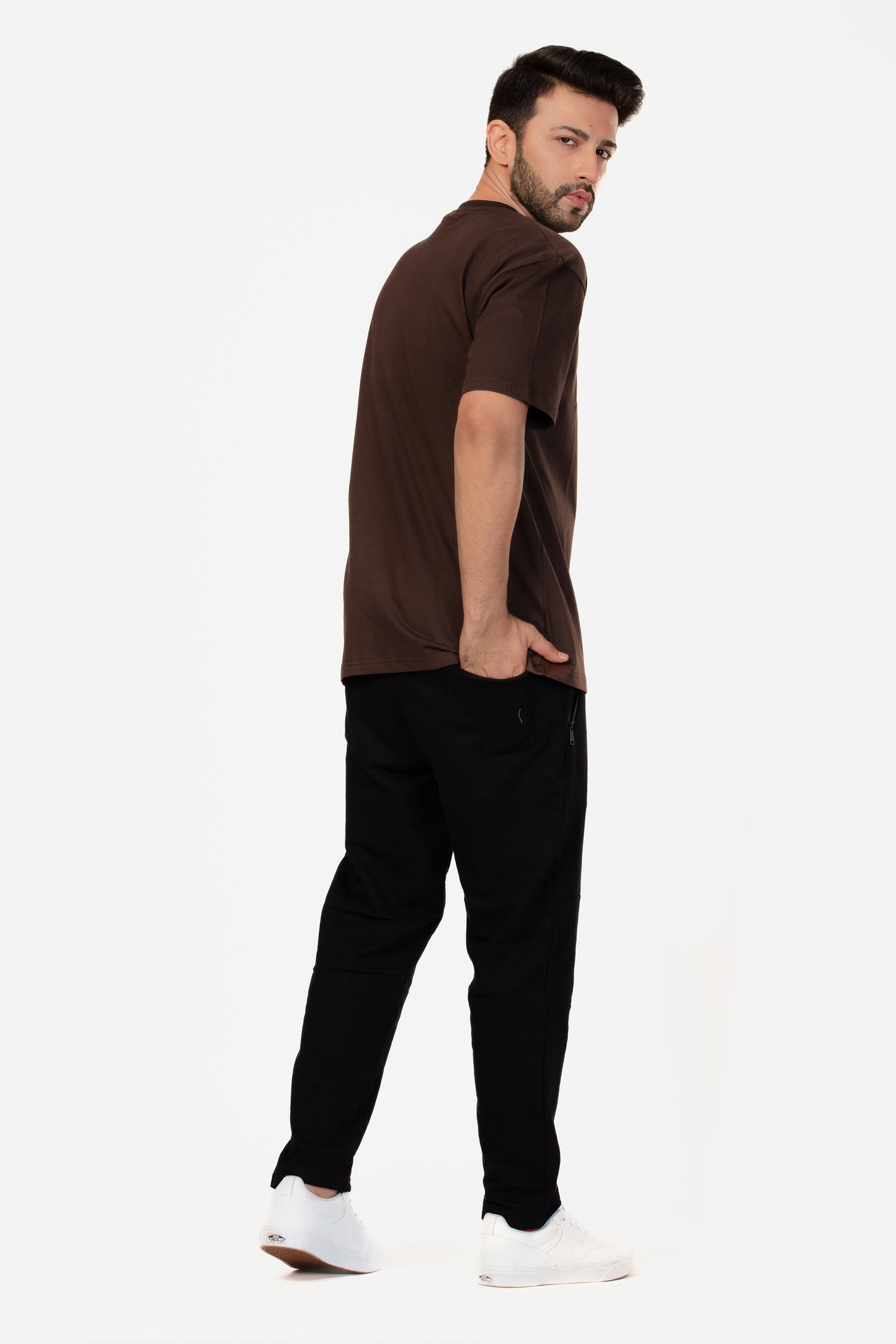 Urban Fit Oversize Essential T-shirt - Coffee - keos.life