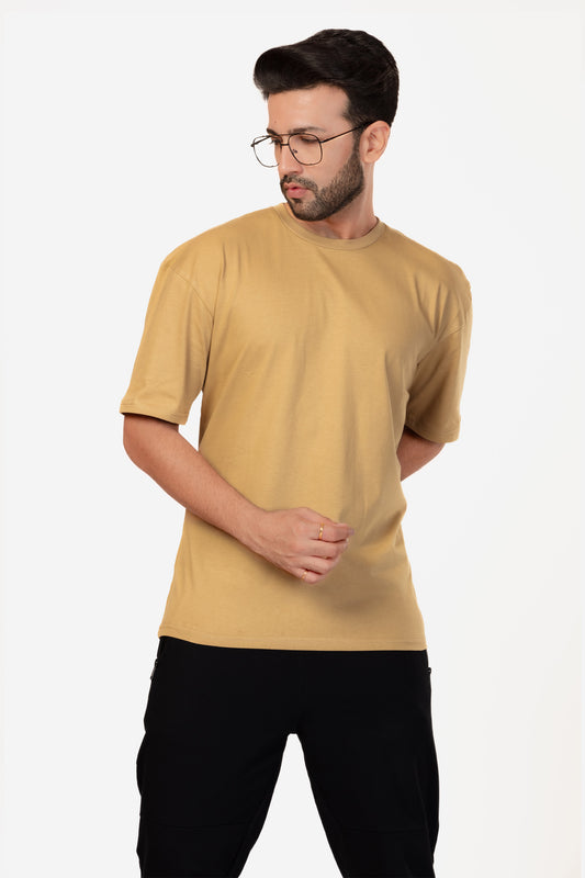 Urban Fit Oversize Essential T-shirt - Sand