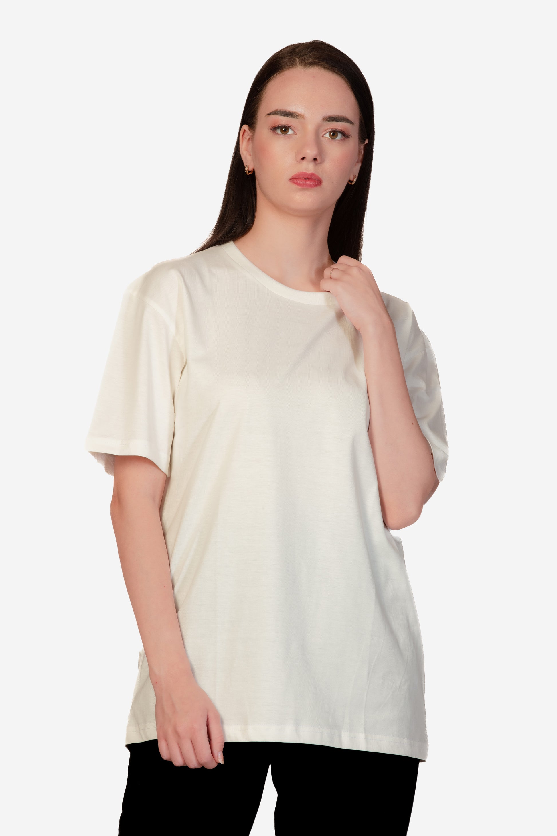 Urban Fit Oversize Essential T-shirt - Off-White - keos.life