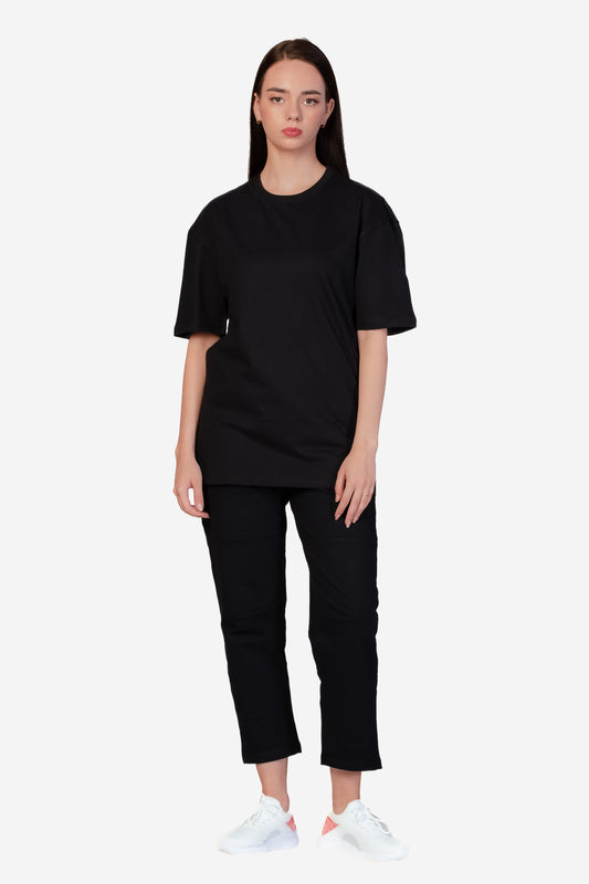 Urban Fit Oversize Essential T-shirt - Black - keos.life
