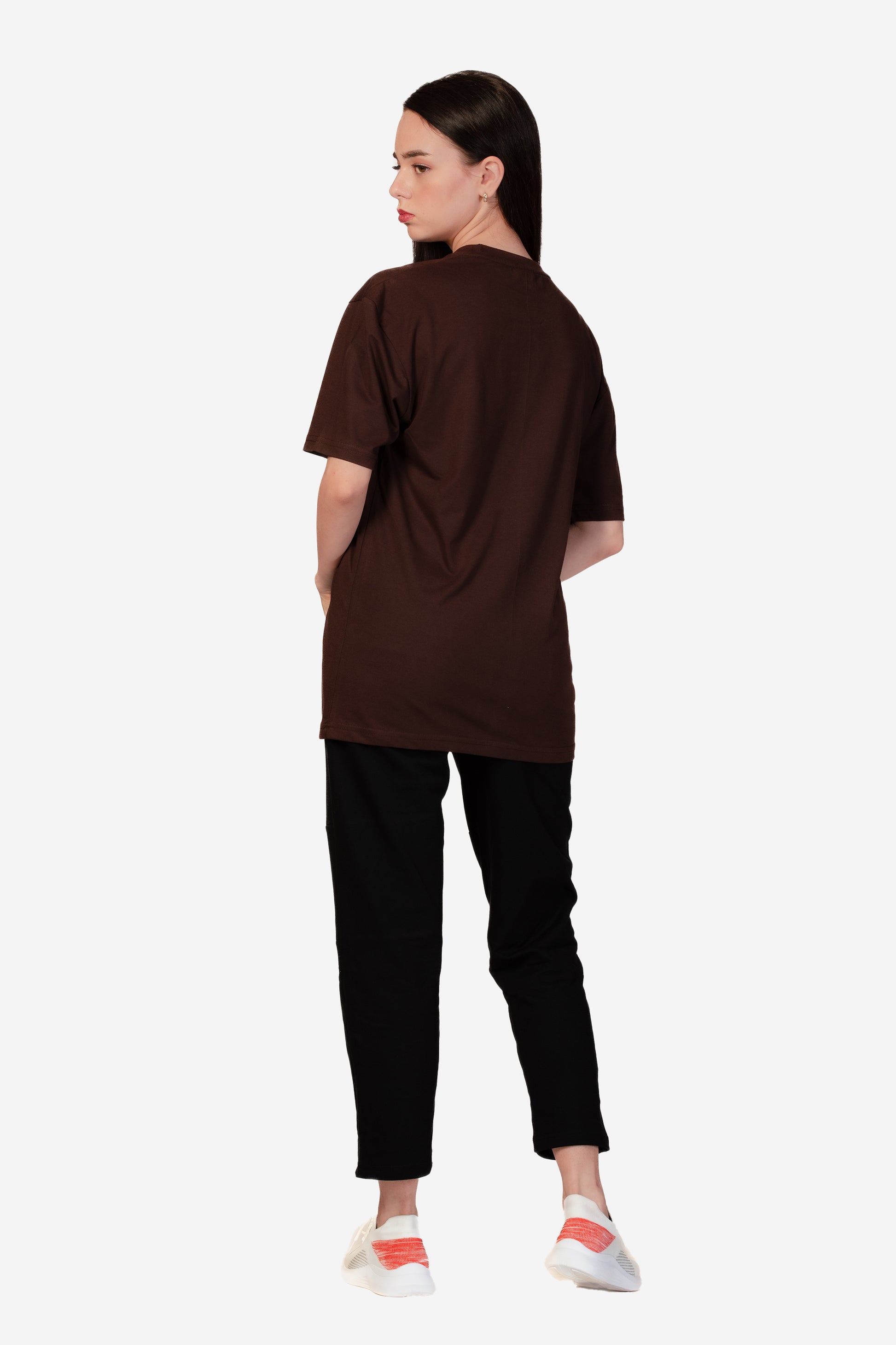 Urban Fit Oversize Essential T-shirt - Coffee - keos.life