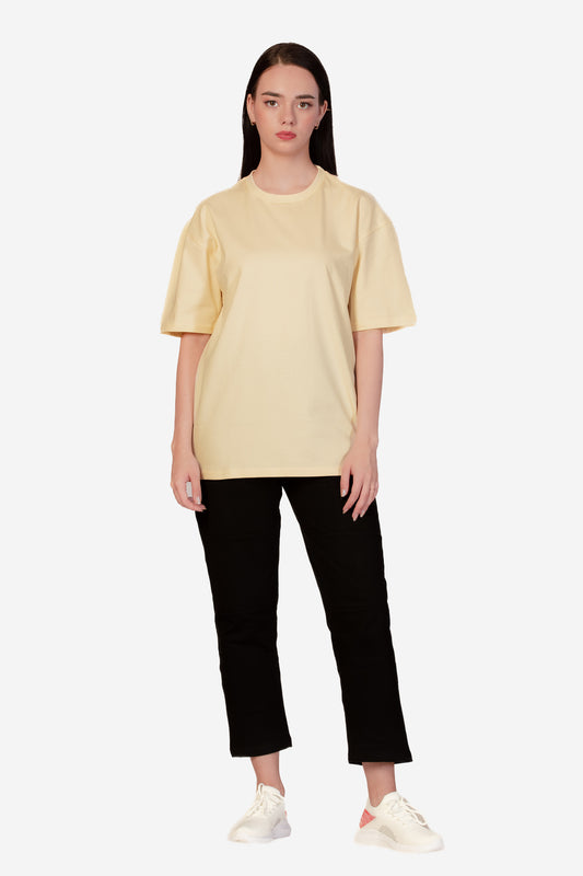 Urban Fit Oversize Essential T-shirt - Crème - keos.life