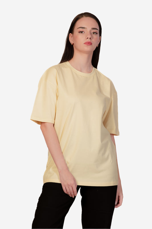Urban Fit Oversize Essential T-shirt - Crème - keos.life