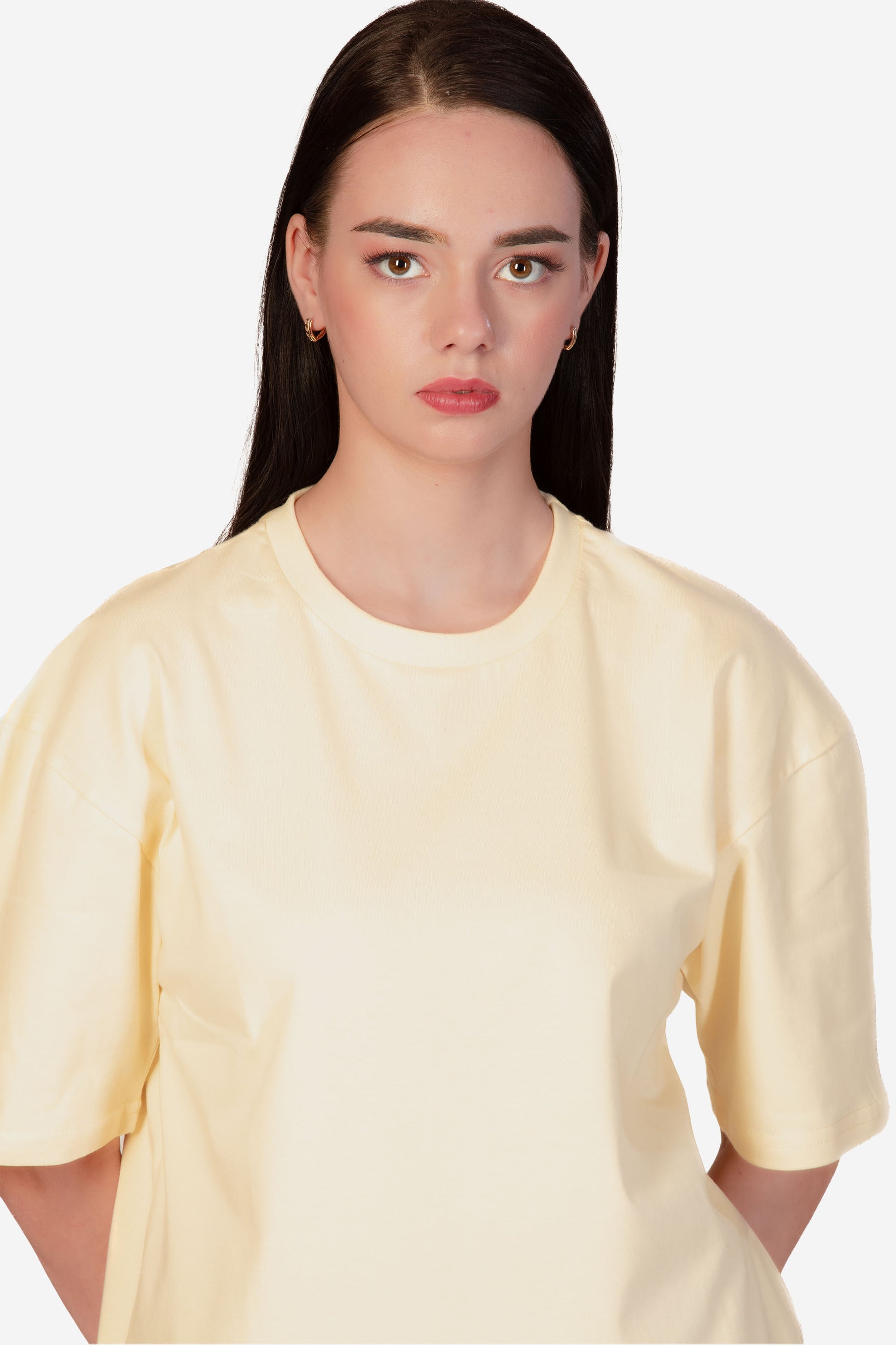 Urban Fit Oversize Essential T-shirt - Crème - keos.life