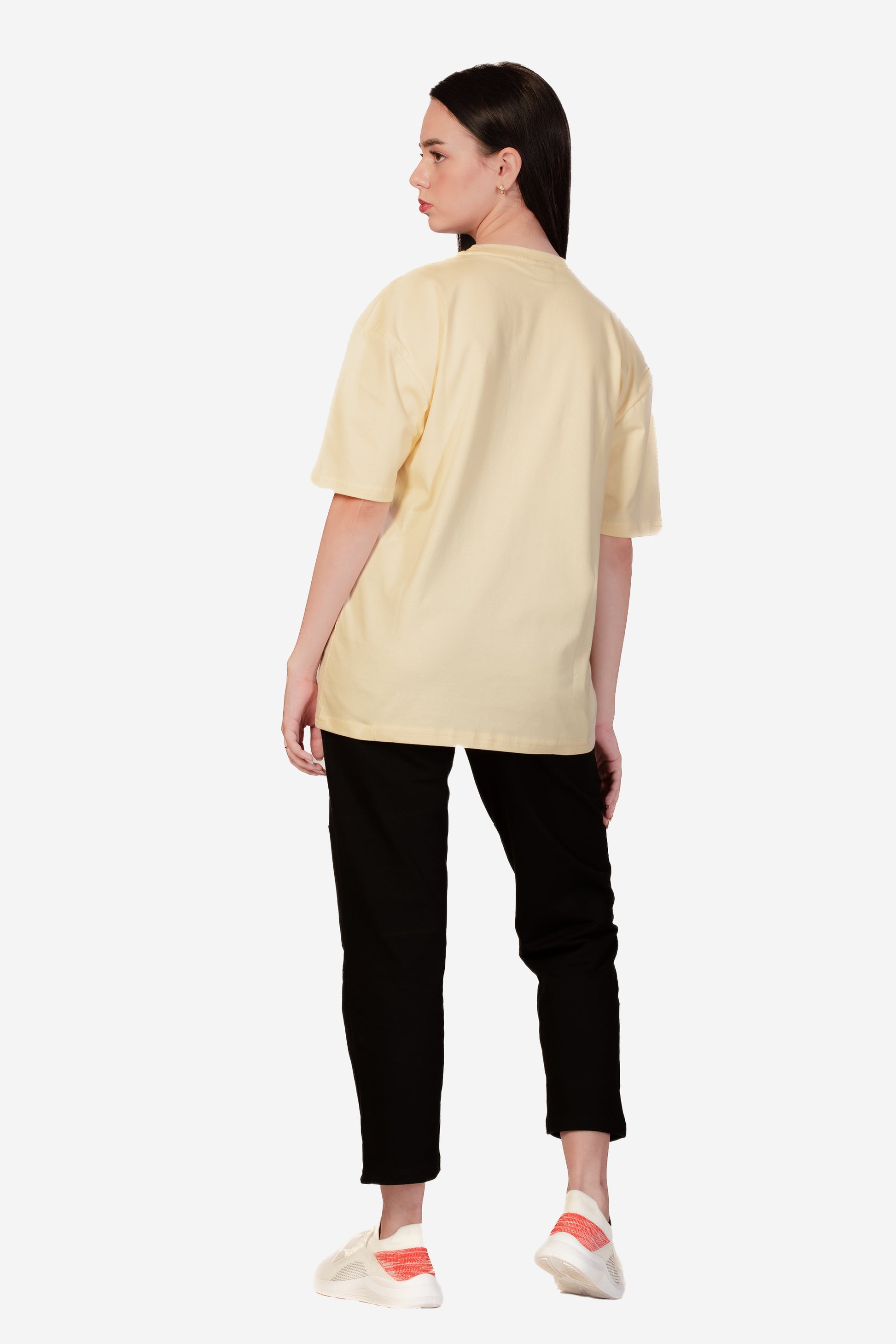 Urban Fit Oversize Essential T-shirt - Crème - keos.life