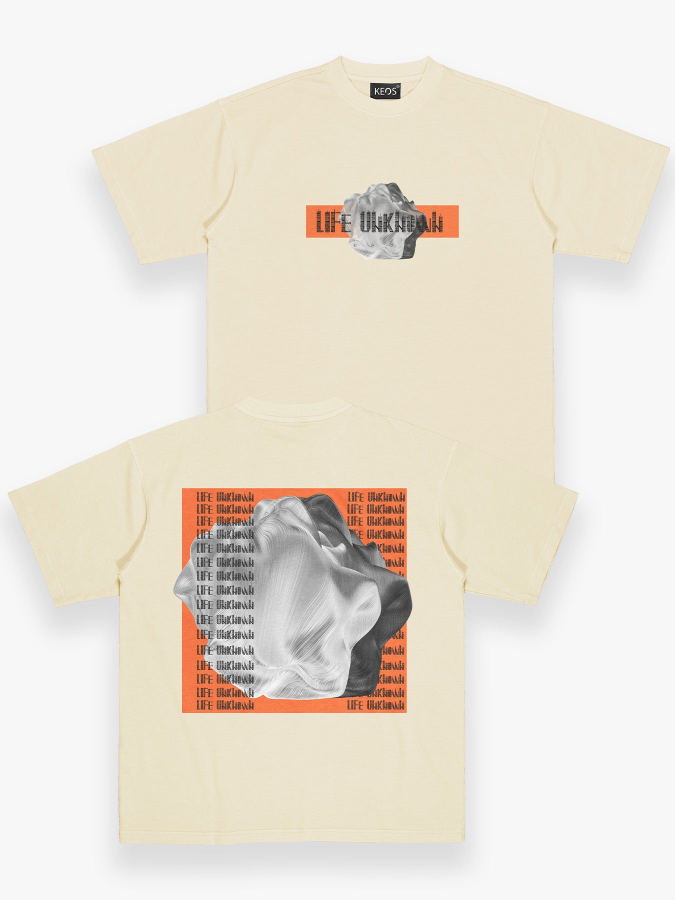Organic Cotton Graphic T-Shirt – Life Unknown | Oversized Fit