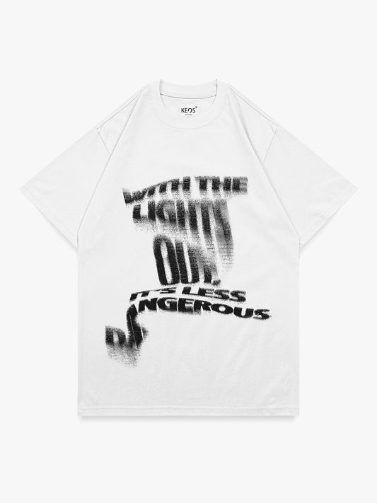 Organic Cotton Graphic T-Shirt – Lights Out | Regular Fit