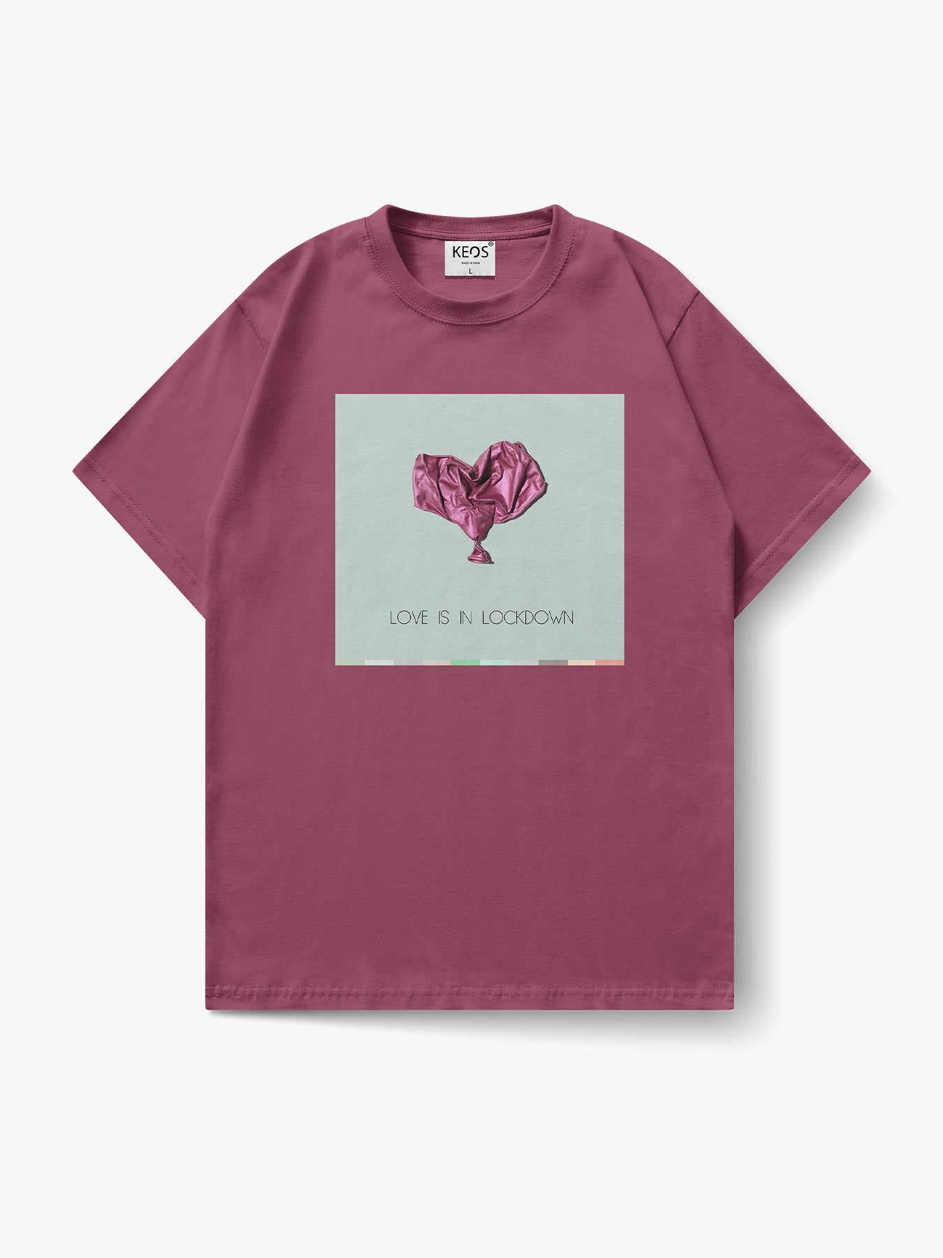Organic Cotton Graphic T-Shirt – Love is in Lockdown | Regular Fit