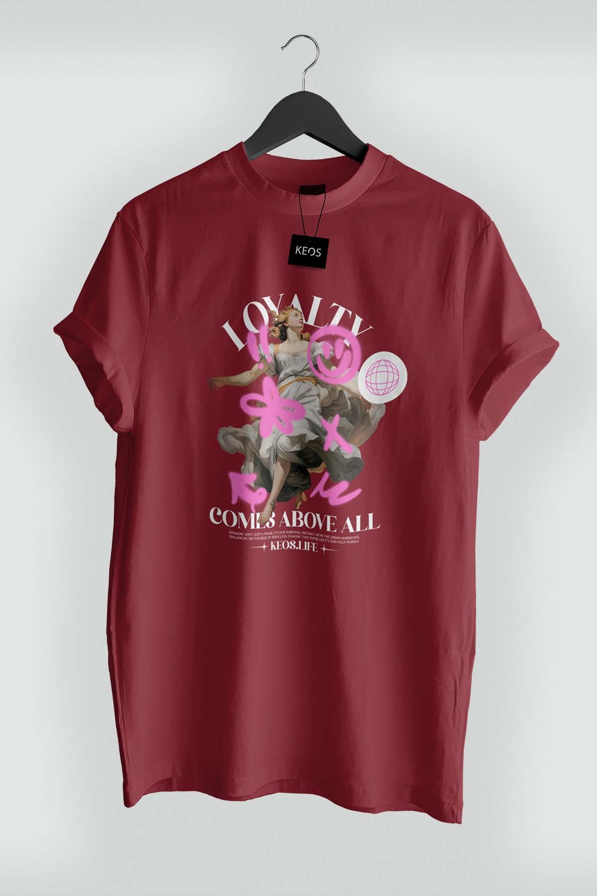 Loyalty Above All Organic Cotton T-shirt - keos.life