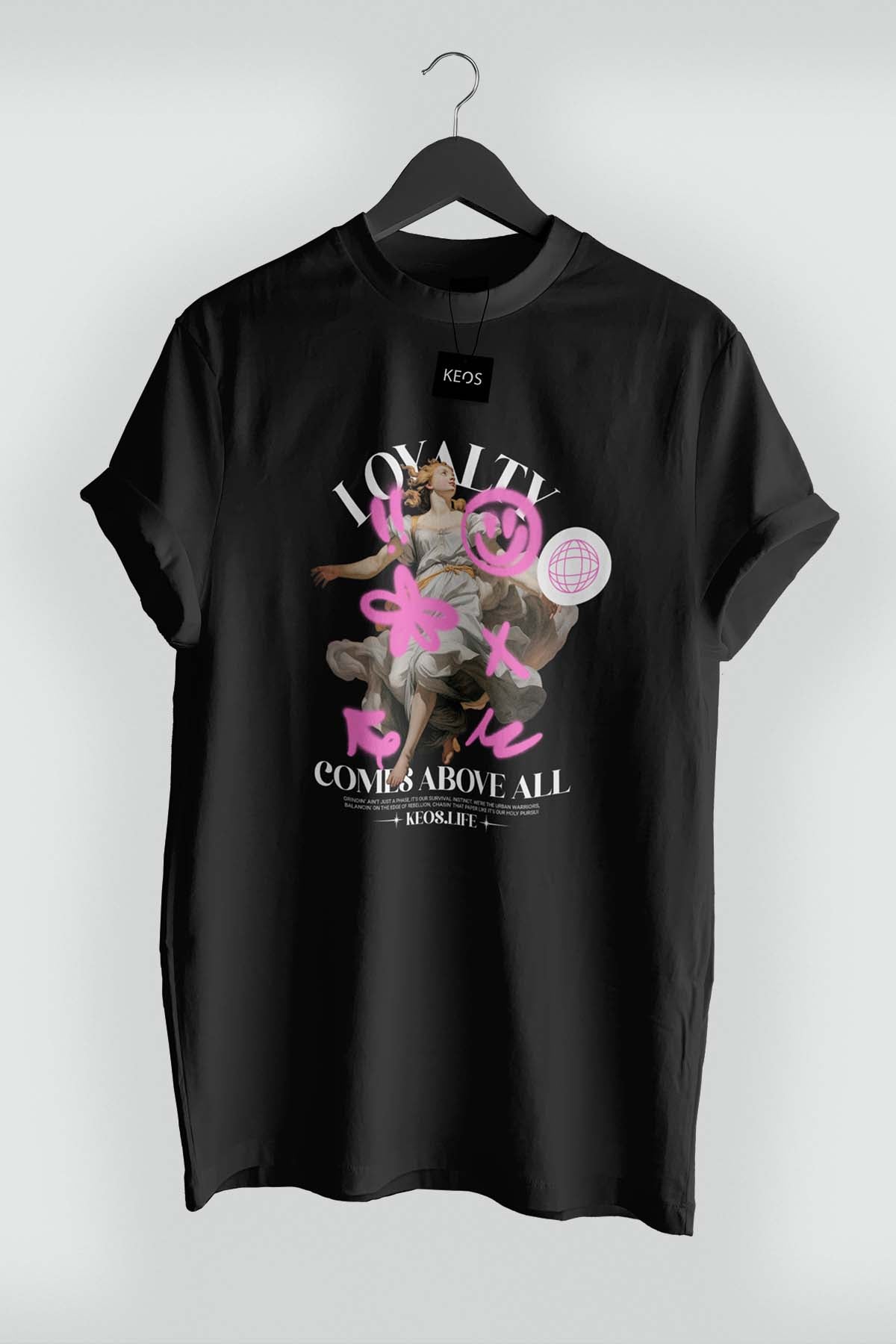 Loyalty Above All Organic Cotton T-shirt - keos.life