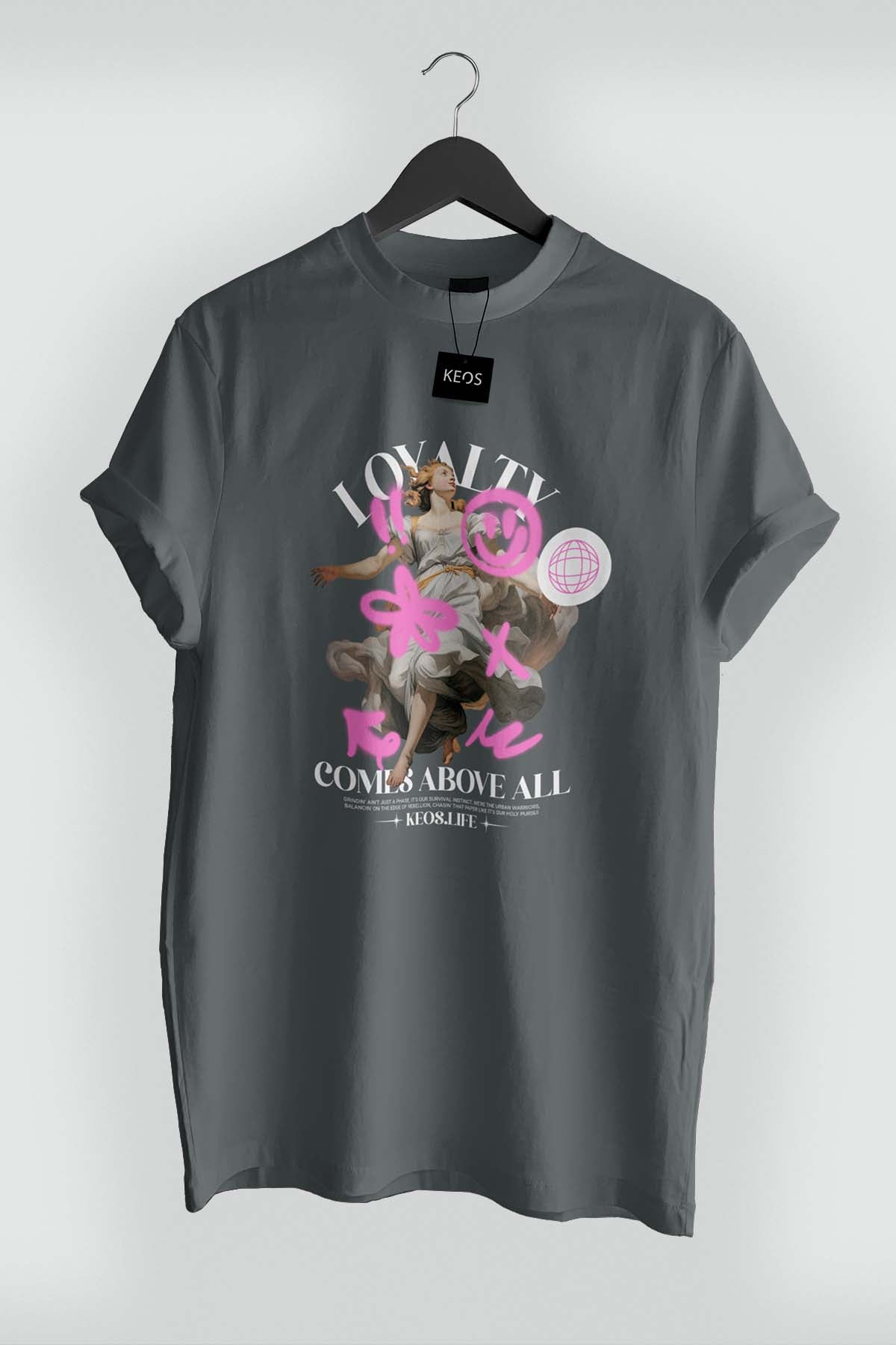 Loyalty Above All Organic Cotton T-shirt - keos.life