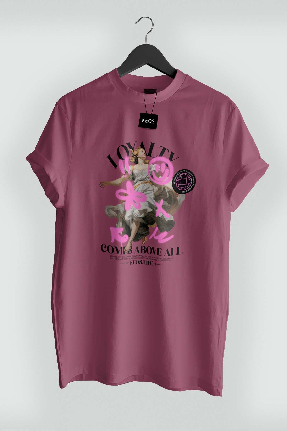 Loyalty Above All Organic Cotton T-shirt - keos.life