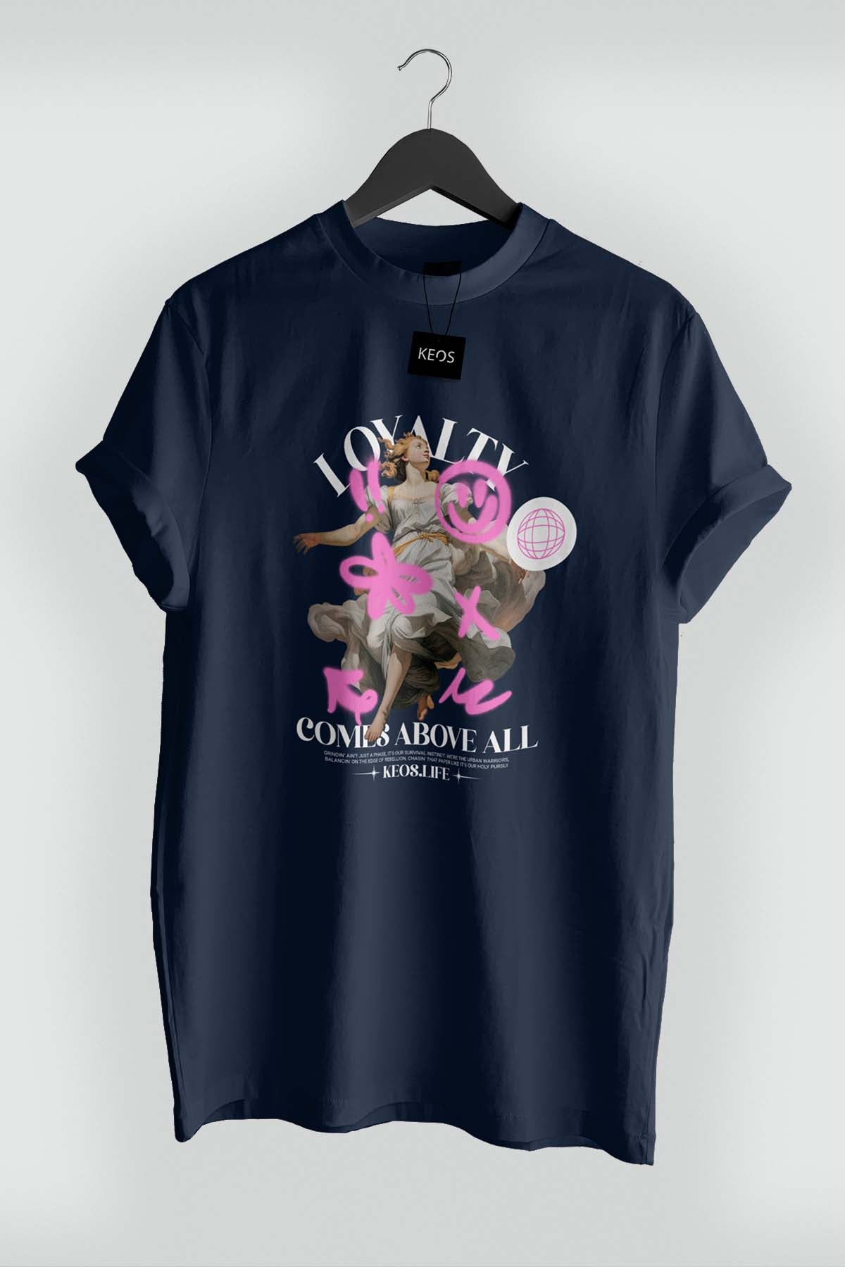 Loyalty Above All Organic Cotton T-shirt - keos.life