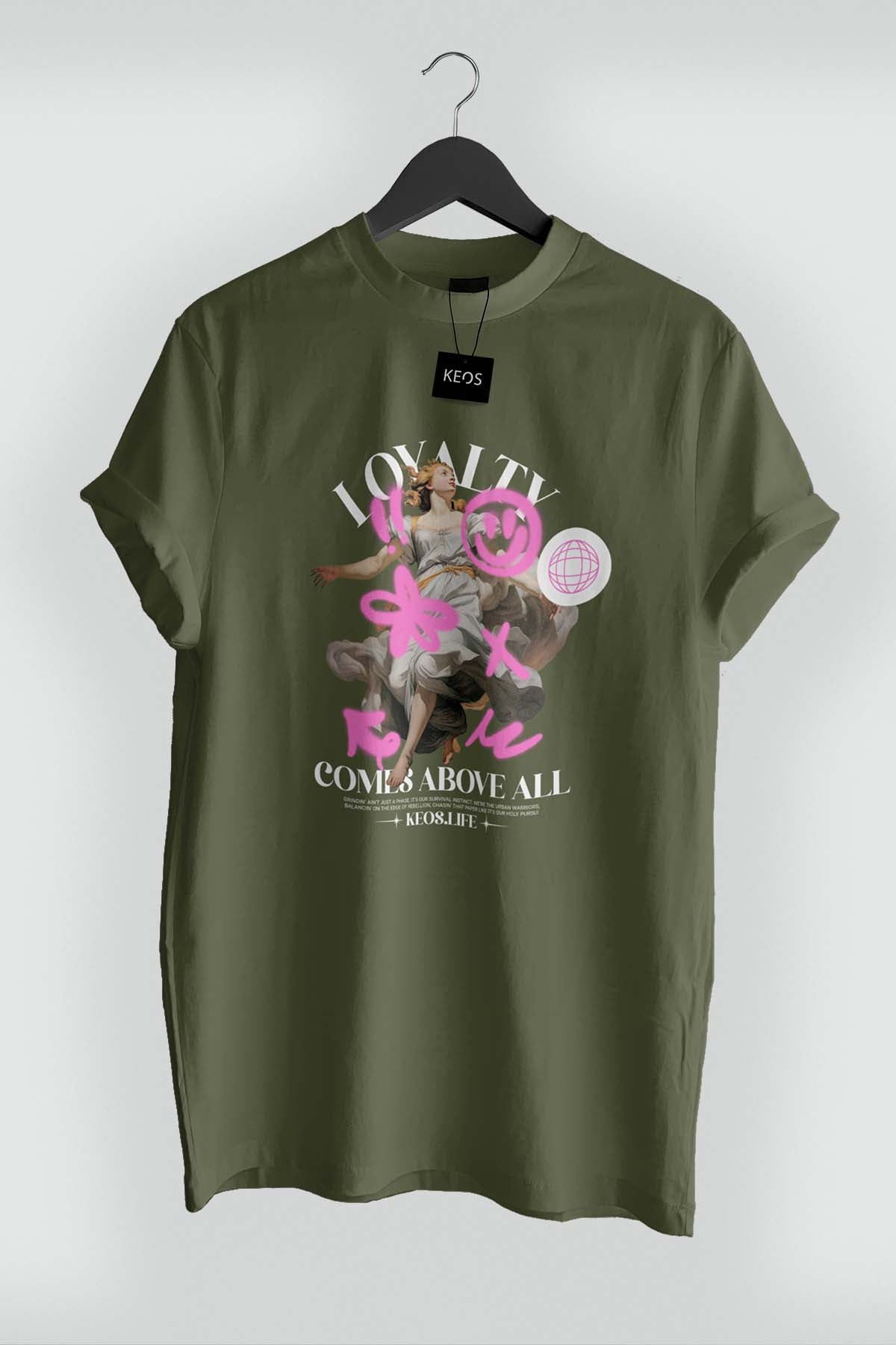 Loyalty Above All Organic Cotton T-shirt - keos.life