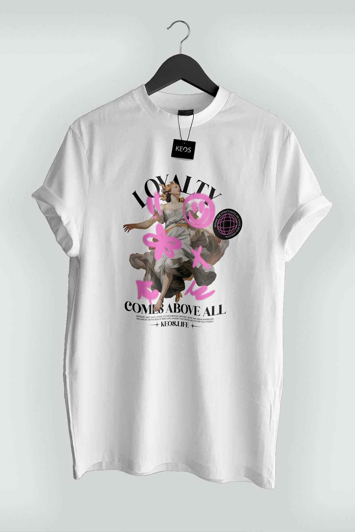 Loyalty Above All Organic Cotton T-shirt - keos.life