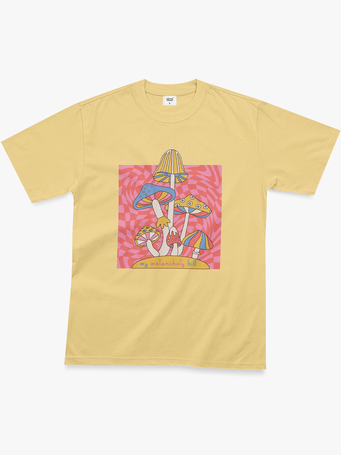 Organic Cotton Graphic T-Shirt – My Melancholy Hill | Regular Fit