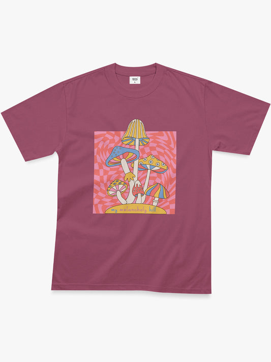 Organic Cotton Graphic T-Shirt – My Melancholy Hill | Regular Fit