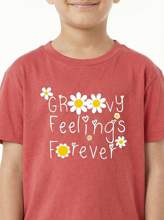 mini Groovy Feelings Organic Cotton T-shirt