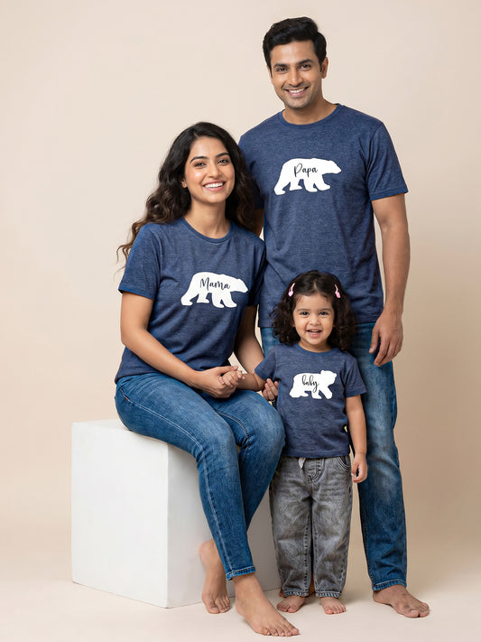 mini & Me Matching T-Shirts – “Bear Family” (Pack of 3) 3116