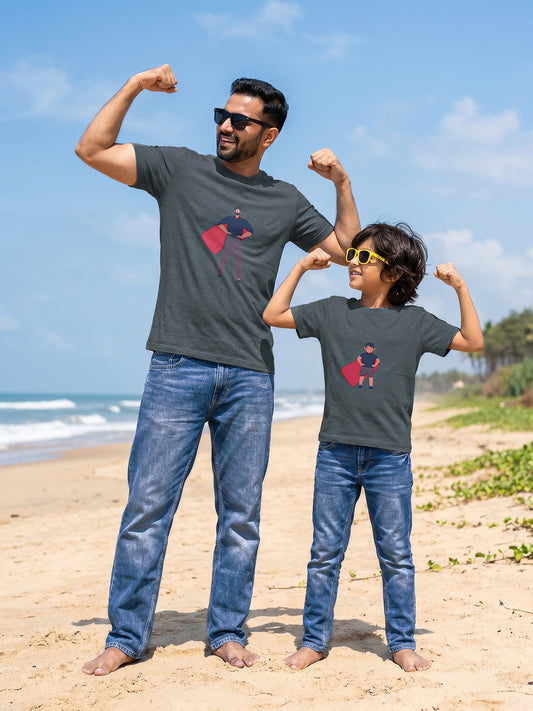 mini & Me Matching T-Shirts – “Like Father Like Son” (Pack of 2)
