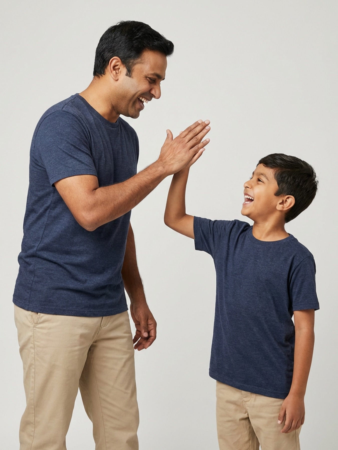 mini & Me Matching T-Shirts – “Basic Navy Combo” (Pack of 2)