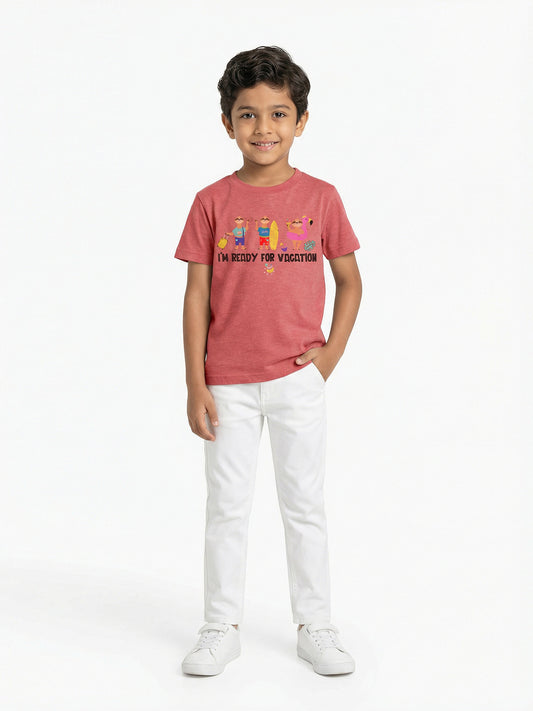 mini Graphic Cotton T-shirt - Vacation Ready
