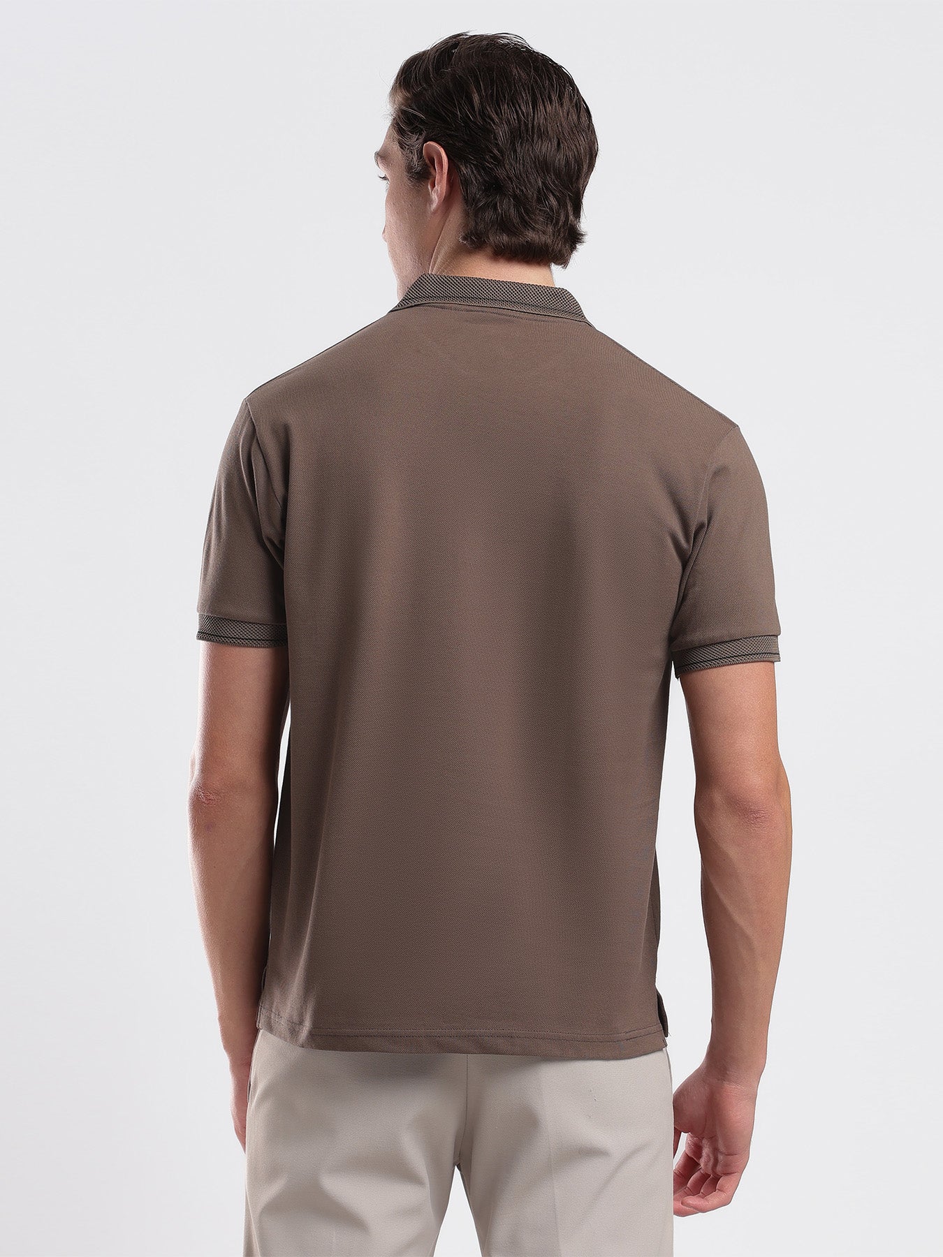 Mocha Brown Men's Polo