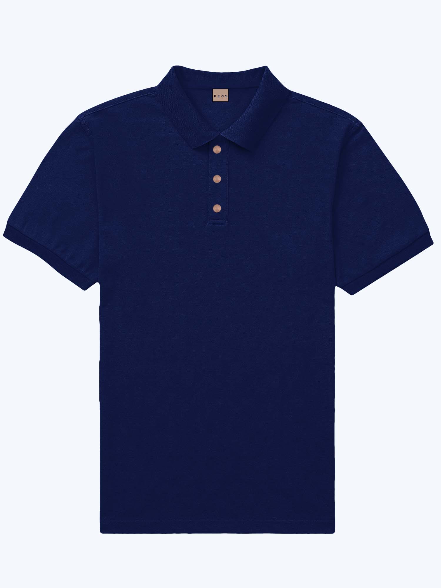 Keos Classic Polo - Marine - keos.life