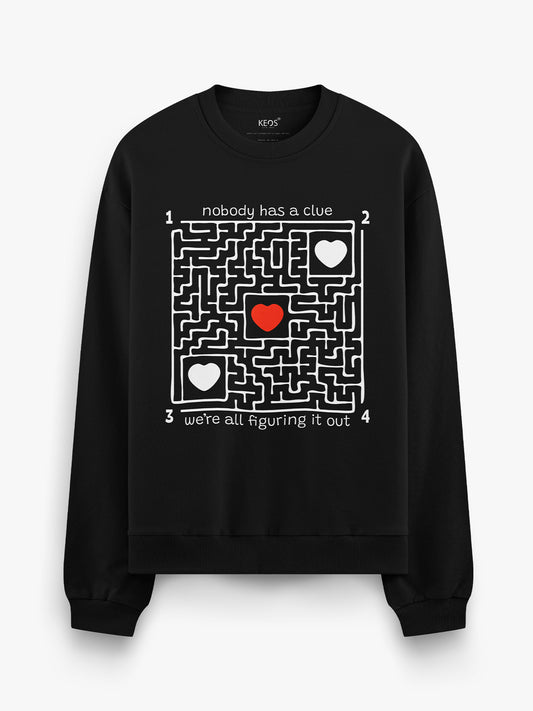 Graphic Sweatshirt - No Clue