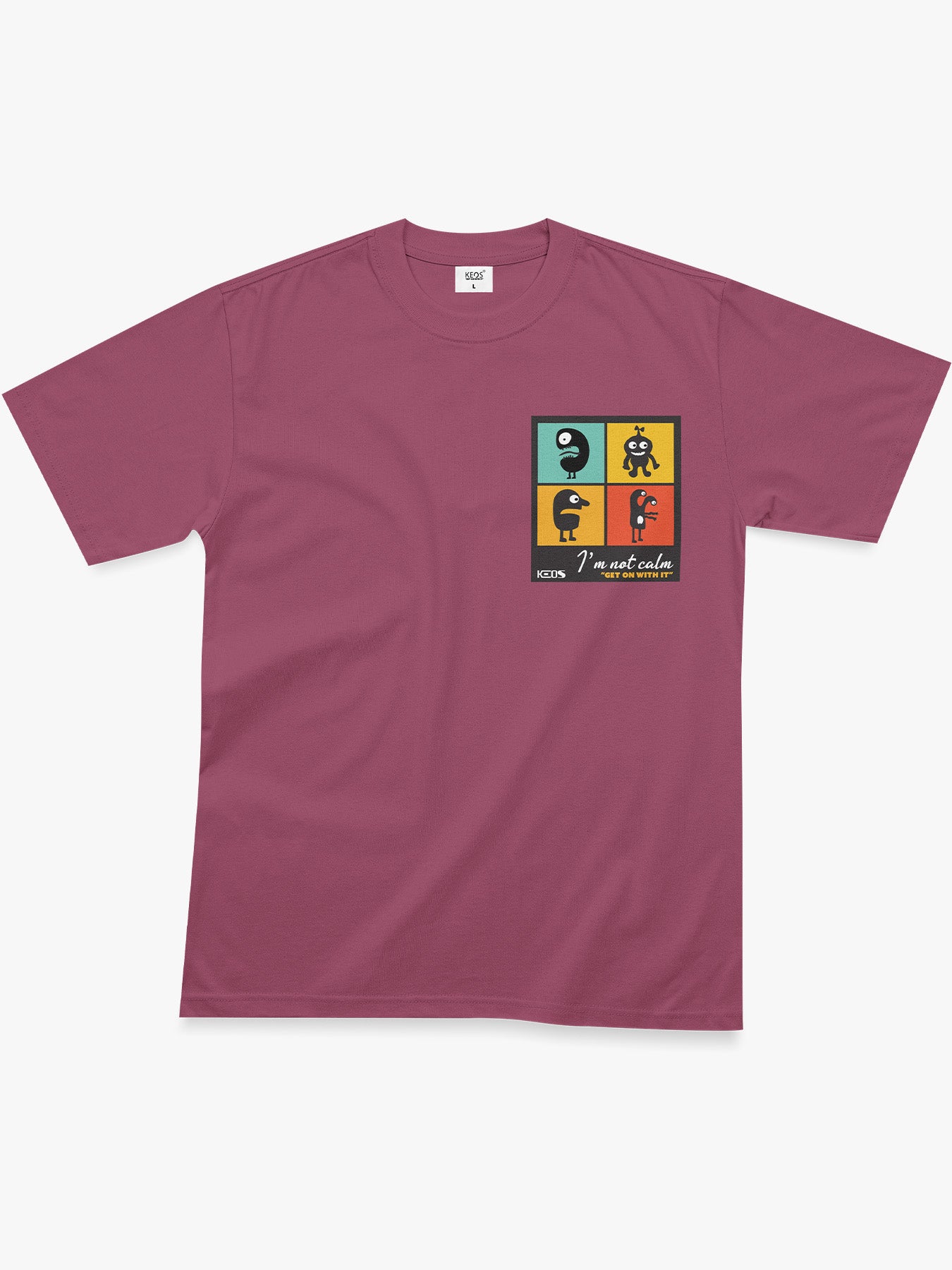 Organic Cotton Graphic T-Shirt – I’m Not Calm | Regular Fit