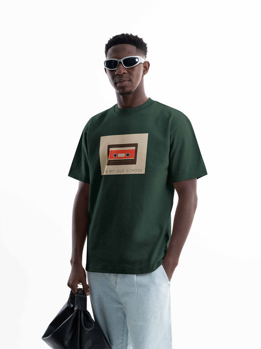 Organic Cotton Graphic T-Shirt – Old School | Regular Fit